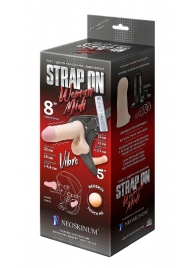 Вибрострапон Woman Midi с вагинальной пробкой - 22 см. - LOVETOY (А-Полимер) - купить с доставкой в Новом Уренгое