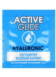 Лубрикант на водной основе Active Glide с гиалуроновой кислотой - 3 гр. - Биоритм - купить с доставкой в Новом Уренгое