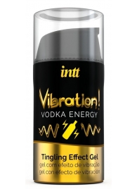 Жидкий интимный гель с эффектом вибрации Vibration! Vodka Energy - 15 мл. - INTT - купить с доставкой в Новом Уренгое