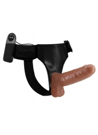 Страпон на трусиках с вибрацией Ultra Passionate Harness - 16 см. - Baile - купить с доставкой в Новом Уренгое