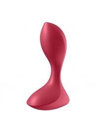 Красный вибромассажёр простаты Satisfyer Backdoor Lover - 14 см. - Satisfyer - в Новом Уренгое купить с доставкой