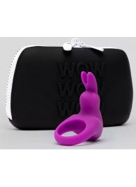 Фиолетовое эрекционное виброкольцо Happy Rabbit Cock Ring Kit - Happy Rabbit - в Новом Уренгое купить с доставкой