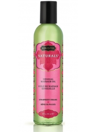 Массажное масло Naturals Strawberry Dreams с ароматом клубники - 236 мл. - Kama Sutra - купить с доставкой в Новом Уренгое
