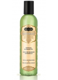 Массажное масло Naturals Vanilla Sandalwood с ароматом ванили и сандала - 236 мл. - Kama Sutra - купить с доставкой в Новом Уренгое