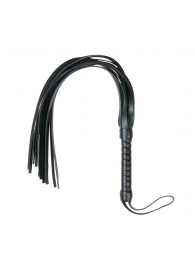 Черный флоггер Flogger Whip - 46 см. - Easy toys - купить с доставкой в Новом Уренгое