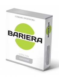 Ультратонкие презервативы Bariera Ultra Thin - 3 шт. - Bariera - купить с доставкой в Новом Уренгое