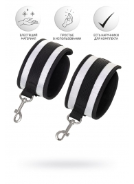 Серебристо-черные оковы Anonymo - ToyFa - купить с доставкой в Новом Уренгое