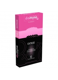 Презервативы с точками и рёбрышками DOMINO Classic Extase - 6 шт. - Domino - купить с доставкой в Новом Уренгое