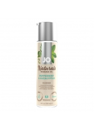 Массажное масло с ароматом перечной мяты и эвкалипта JO Naturals Peppermint   Eucalyptus - 120 мл. - System JO - купить с доставкой в Новом Уренгое