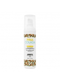 Разогревающее массажное масло с ароматом пина колада Gourmet Pina Colada - 50 мл. - Exsens - купить с доставкой в Новом Уренгое