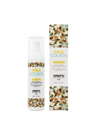 Разогревающее массажное масло с ароматом пина колада Gourmet Pina Colada - 50 мл. - Exsens - купить с доставкой в Новом Уренгое
