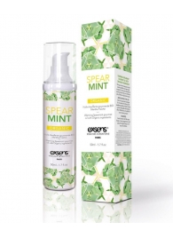 Разогревающее массажное масло Gourmet Spearmint Organic с органическими ингредиентами - 50 мл. - Exsens - купить с доставкой в Новом Уренгое