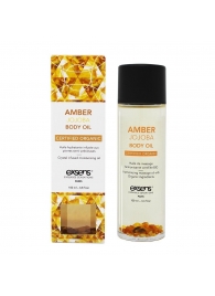 Органическое массажное масло AMBER JOJOBA - 100 мл. - Exsens - купить с доставкой в Новом Уренгое