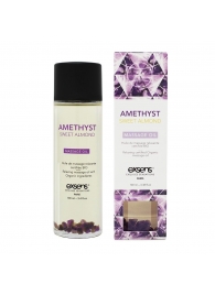 Органическое массажное масло AMETHYST SWEET ALMOND - 100 мл. - Exsens - купить с доставкой в Новом Уренгое