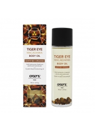 Органическое массажное масло TIGER EYE MACADAMIA - 100 мл. - Exsens - купить с доставкой в Новом Уренгое