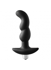 Черная вибропробка для простаты FantASStic Vibrating Prostate Plug - 14,5 см. - Dream Toys - в Новом Уренгое купить с доставкой