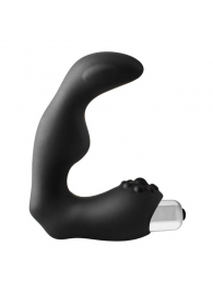 Черный вибромассажер простаты FantASStic Vibrating Prostate Massager - 11,3 см. - Dream Toys - в Новом Уренгое купить с доставкой