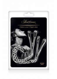 Регулируемые зажимы для сосков Sweet Caress Nipple Chain - Sweet Caress - купить с доставкой в Новом Уренгое