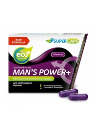 Возбуждающее средство для мужчин Mans Power plus - 10 капсул (0,35 гр.) +1 в подарок - SuperCaps - купить с доставкой в Новом Уренгое