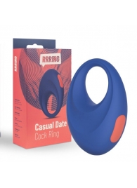 Синее эрекционное кольцо RRRING Casual Date Cock Ring - FeelzToys - в Новом Уренгое купить с доставкой