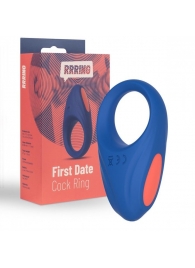 Синее эрекционное кольцо RRRING First Date Cock Ring - FeelzToys - в Новом Уренгое купить с доставкой