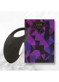 Черное эрекционное виброкольцо Thor Cockring - FeelzToys - в Новом Уренгое купить с доставкой