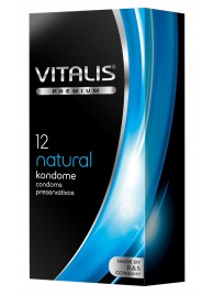 Классические презервативы VITALIS PREMIUM natural - 12 шт. - Vitalis - купить с доставкой в Новом Уренгое