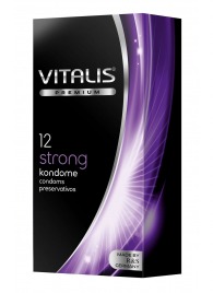 Презервативы с утолщённой стенкой VITALIS PREMIUM strong - 12 шт. - Vitalis - купить с доставкой в Новом Уренгое