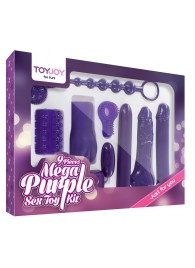 Эротический набор Toy Joy Mega Purple - Toy Joy - купить с доставкой в Новом Уренгое