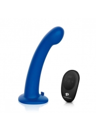 Синяя насадка Remote Control P-Spot G-Spot с черными трусиками - 20 см. - Pegasus - купить с доставкой в Новом Уренгое