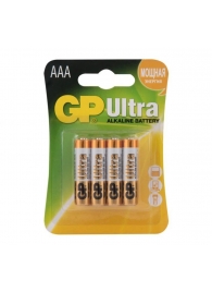 Батарейки алкалиновые GP Ultra Alkaline 24А AАA/LR03 - 4 шт. - Элементы питания - купить с доставкой в Новом Уренгое