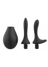 Черный анальный душ Nexus Anal Douche Set с 2 сменными насадками - Nexus Range - купить с доставкой в Новом Уренгое