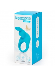 Голубое эрекционное виброкольцо Happy Rabbit Rechargeable Rabbit Cock Ring - Happy Rabbit - в Новом Уренгое купить с доставкой