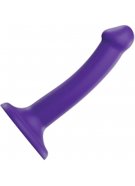Фиолетовый фаллоимитатор-насадка Strap-On-Me Dildo Dual Density size S - 17 см. - Strap-on-me - купить с доставкой в Новом Уренгое