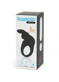 Черное эрекционное виброкольцо Happy Rabbit Rechargeable Rabbit Cock Ring - Happy Rabbit - в Новом Уренгое купить с доставкой