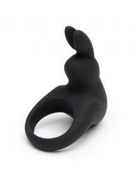 Черное эрекционное виброкольцо Happy Rabbit Rechargeable Rabbit Cock Ring - Happy Rabbit - в Новом Уренгое купить с доставкой