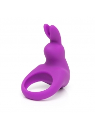 Фиолетовое эрекционное виброкольцо Happy Rabbit Rechargeable Rabbit Cock Ring - Happy Rabbit - в Новом Уренгое купить с доставкой