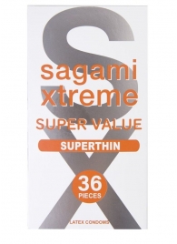 Ультратонкие презервативы Sagami Xtreme Superthin - 36 шт. - Sagami - купить с доставкой в Новом Уренгое