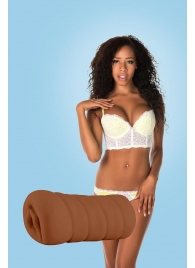 Коричневый мастурбатор-вагина BRIANNA - Dream Toys - в Новом Уренгое купить с доставкой