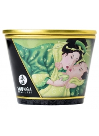 Массажная свеча Exotic Green Tea с ароматом зелёного чая - 170 мл. - Shunga - купить с доставкой в Новом Уренгое