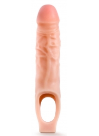 Телесная насадка на пенис 9 Inch Cock Sheath Extender - 22,2 см. - Blush Novelties - в Новом Уренгое купить с доставкой