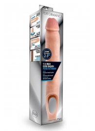Телесная насадка на пенис 11.5 Inch Cock Sheath Penis Extender - 29,2 см. - Blush Novelties - в Новом Уренгое купить с доставкой