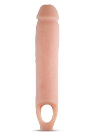 Телесная насадка на пенис 11.5 Inch Cock Sheath Penis Extender - 29,2 см. - Blush Novelties - в Новом Уренгое купить с доставкой