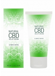 Крем-пролонгатор Natural CBD Delay Cream - 50 мл. - Shots Media BV - купить с доставкой в Новом Уренгое