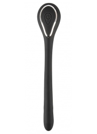 Черный гибкий уретральный стимулятор с вибрацией Vibrating Bendable Dilator - 13,5 см. - Orion - купить с доставкой в Новом Уренгое