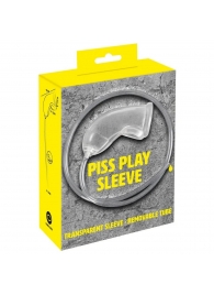 Прозрачная насадка на пенис Piss Play Sleeve для игр с мочеиспусканием - Orion - купить с доставкой в Новом Уренгое