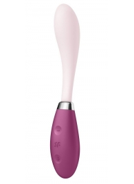 Розовый гибкий вибратор G-Spot Flex 3 - 19,5 см. - Satisfyer