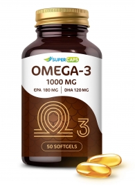 Пищевая добавка SuperCaps OMEGA-3 - 50 капсул (1000 мг) - SuperCaps - купить с доставкой в Новом Уренгое