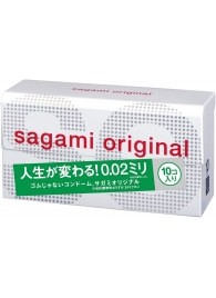 Ультратонкие презервативы Sagami Original 0.02 - 10 шт. - Sagami - купить с доставкой в Новом Уренгое