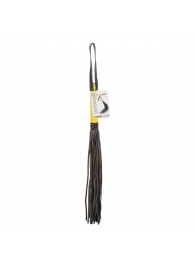 Черная плеть с желтой рукоятью Boundless Flogger - 69,25 см. - California Exotic Novelties - купить с доставкой в Новом Уренгое